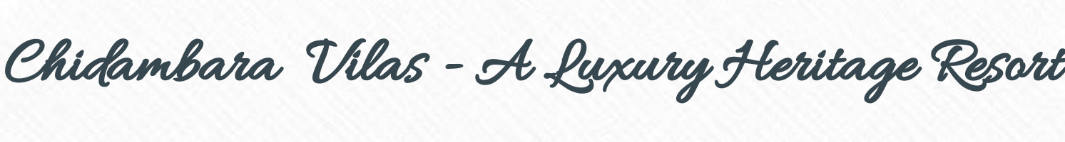 Chidambara Vilas - A Luxury Heritage Resort Logo